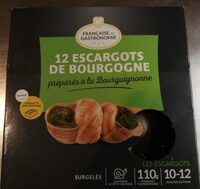 12 escargots de Bourgogne préparés à la Bourguignonne