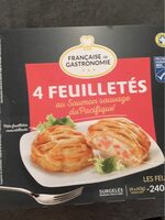 4 feuilletés au saumon sauvage du Pacifique