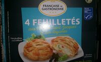 Feuilletés aux noix de Saint-jacques et aux Légume