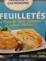 Feuilletés noix de Saint Jacques et colin d'alaska