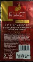Escargots de bourgogne