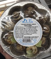 12 escargots préparés surgelés