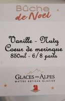 Bûche glacée Vanille - Nuty