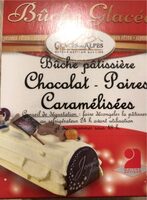 Buche patissiere chocolats-poires caramélisées