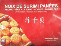 Noix de surimi panées
