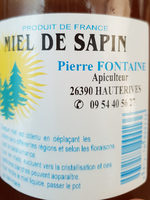Miel de sapin