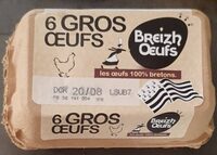 6 gros œufs