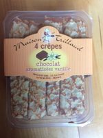4 Crepes fourrees au chocolat aromatisees a la vanille Trillaud