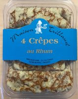 Crêpe au rhum, TRILLAUD, 4 pièces