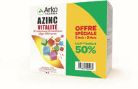 Azinc® Vitalité 12 vitamines + 8 minéraux Adulte Lot 2 x 120 Gélules
