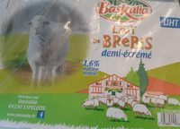 Lait de Brebis demi-écrémé UHT