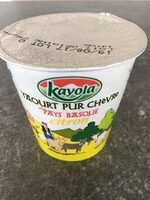 Yaourt pur chèvre vanille
