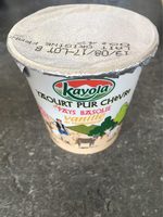 Yaourt pur chevre Citron