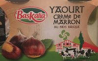 Yaourt creme de marron
