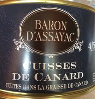 Cuisses de canard cuites dans la graisse de canard