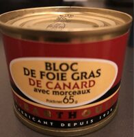 Bloc de foie gras de canard