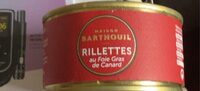 Rillettes foie gras de canard