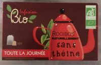Infusion Rooibos Bio naturellement sans Théïne