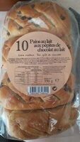 10 Pains au lait aux pépites de chocolat au lait