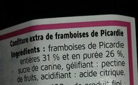 Confiture De Framboises De Picardie Les P'tites Tartines 315 G