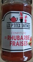 Confiture de rhubarbe fraises