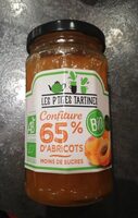 Confiture 65% d'abricots