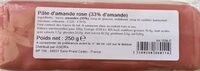 Pâte d'amande rose