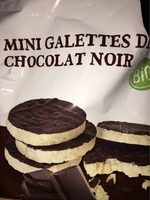 Mini galette de riz chocolat noir