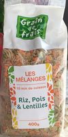Riz, Pois & Lentilles