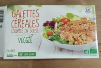 Galettes céréales Légumes du soleil