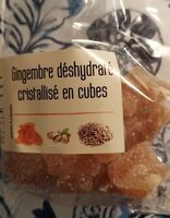 Gingembre déshydraté cristallisé en cube