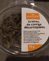 Graines de courges décortiquées