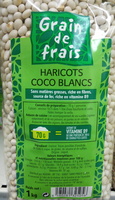 Haricots coco blancs
