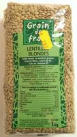Lentilles blondes