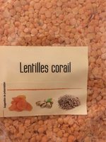 Lentilles corail