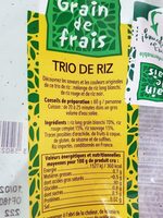 Trio de riz