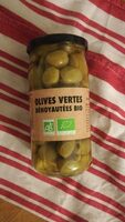 Olives vertes dénoyautées bio