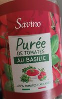 Purée de tomate au basilic