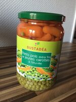 Petits Pois Extra Fins et Jeunes Carottes à l'étuvée