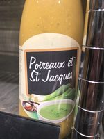 Soupe Poireau saint jacques
