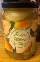Poires Williams au sirop Léger