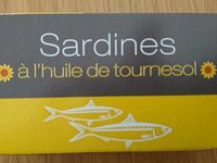 Sardines a l'huile de tournesol