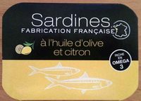 Sardines à l'huile d'olive et citron