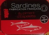 Sardines Fabrication Française au Piment d'espelette