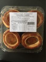4 bouchées à garnir