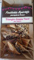 Feuilletés apéritifs au pavot