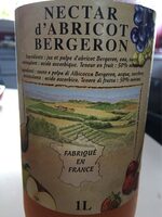 Nectar d'abricot bergeron