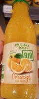 Jus d'orange bio avec pulpe