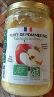 Purée de pommes bio