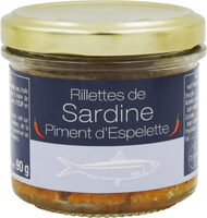 Rillettes de Sardine au Piment d'Espelette